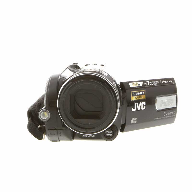 Vintage JVC HD3U camcorder front, Signature Collection rental